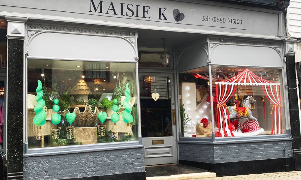 Maisie K Boutique frontage Maisie K Boutique frontage