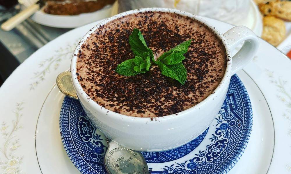 Juliets Cafe - hot chocolate Juliets Cafe - hot chocolate