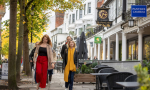 People enjoying walking in The Pantiles