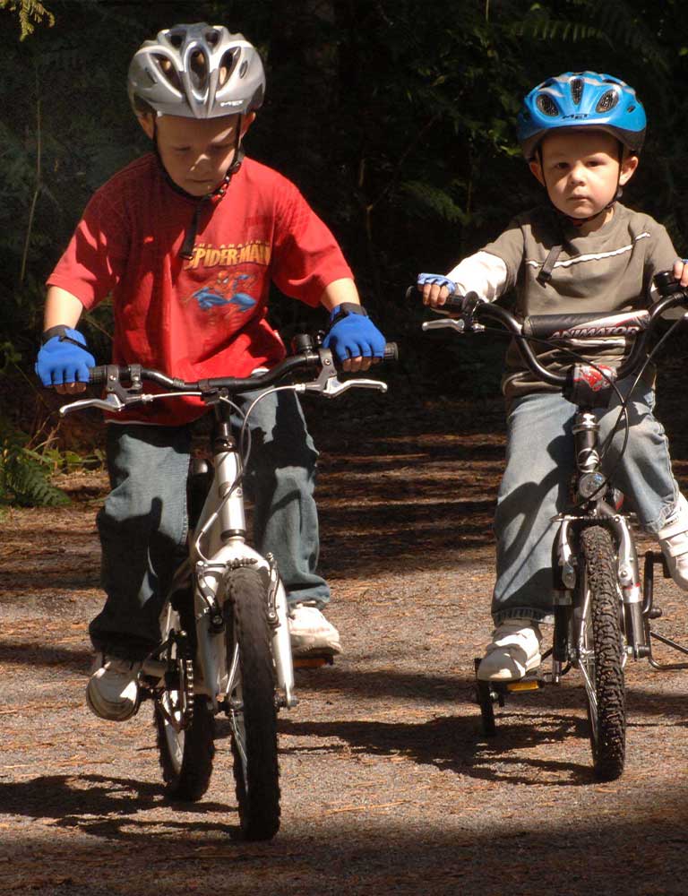 Toddlers cycling Toddlers cycling