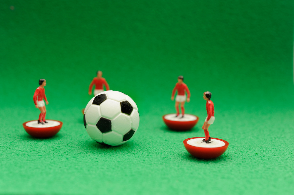 soccer players miniature figurines and ball soccer players miniature figurines and ball