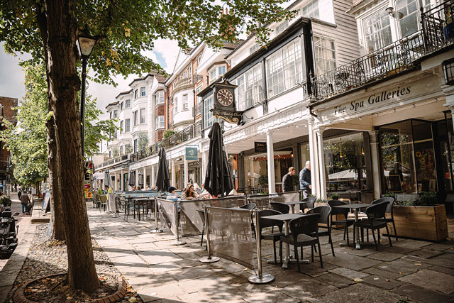 Pantiles restaurant fronts Restaurant fronts