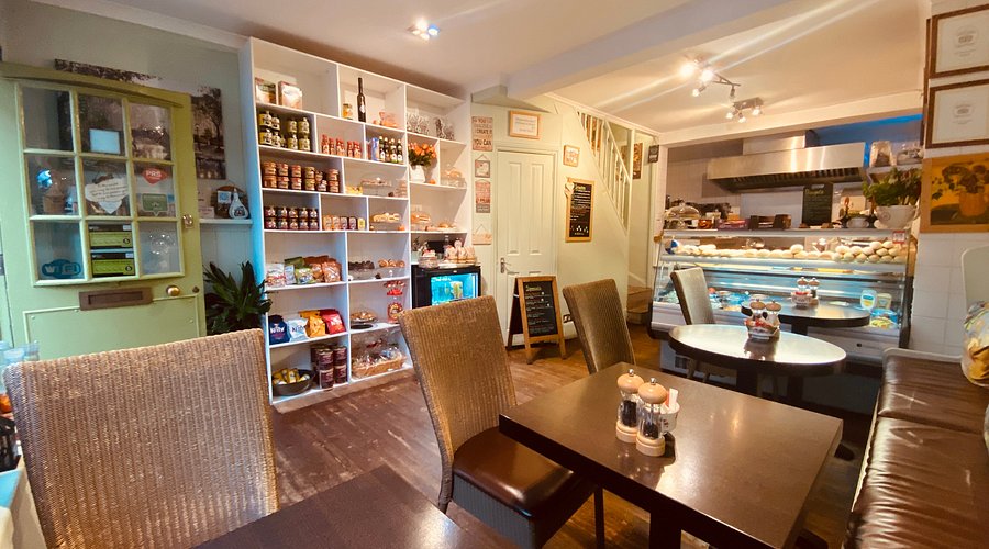 Small restaurant interior