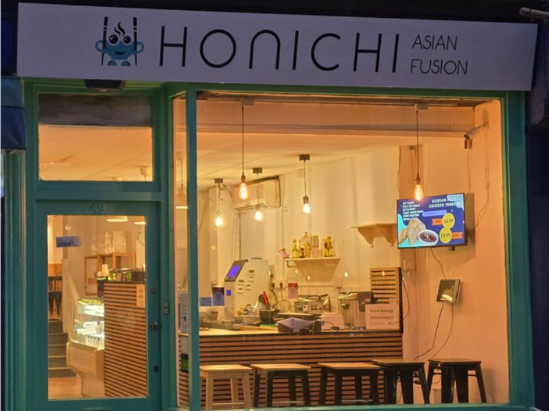 Honichi 800×600 Frontage of small eatery